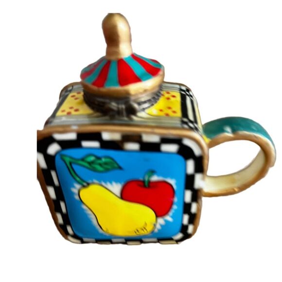 Teapot trinket box - Picture 3 of 8